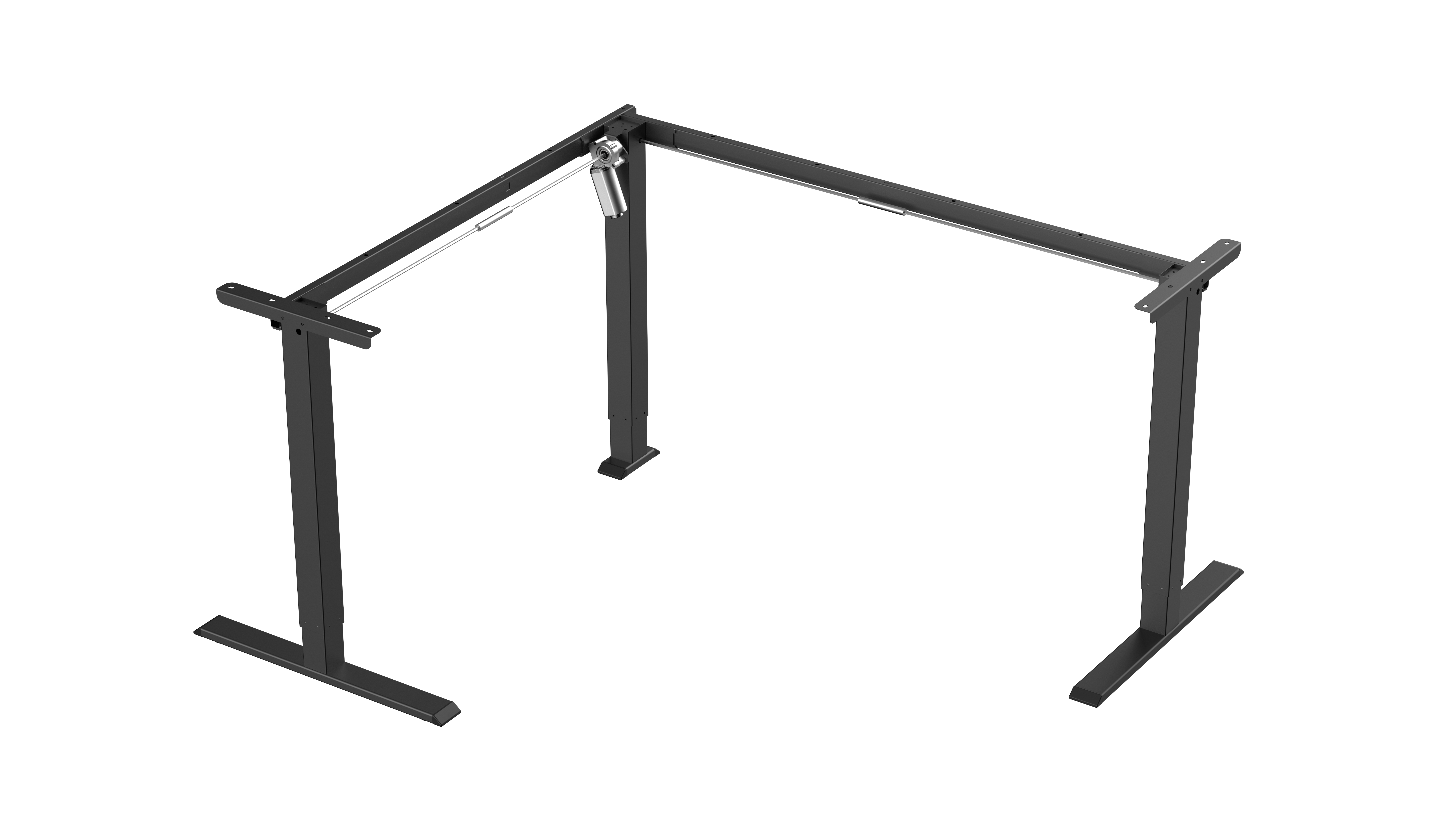 JC35TT-R132R Escritorio de 3 patas con un solo motor